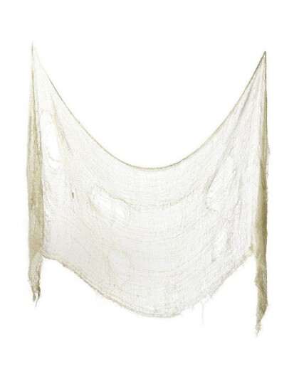 Smiffys Skummel Dekorasjon til Halloween Beige Netting Ca 75x300 cm