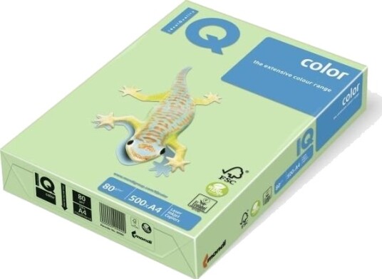 Iq Color Kopipapir A4 80 G Grønn 500 Ark Iq Color Kopipapir A4 80 G Grønn 500 Ark