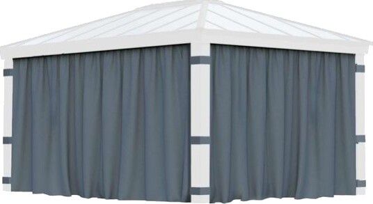 Canopia by Palram   Gazebo Dallas   Gardiner 422 x 483 cm   4Pk 707217