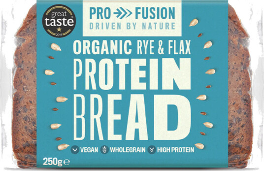 Profusion proteinbrød rug & linfrø økologisk 250 gr Profusion proteinbrød rug & linfrø økologisk 250 gr