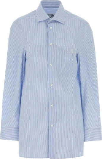 MM6 Maison Margiela Dame Bluser & Skjorter Blå S, MM6 Maison Margiela Dame Bluser & Skjorter Blå S,