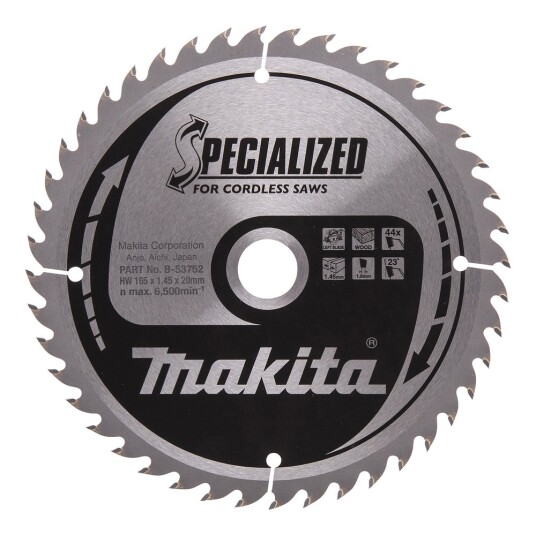 Makita Sirkelsagblad B 53752 165x20x44T