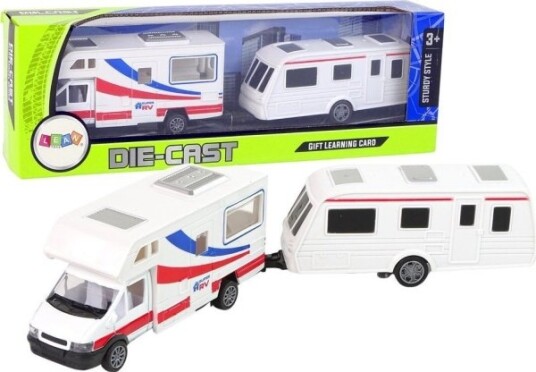 Leantoys Vehicles Camper Caravan Metal Elements
