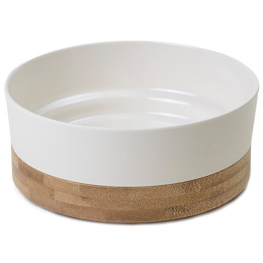 Matskål Bambus Hvit M/L 525Ml 14X5Cm 14X5Cm