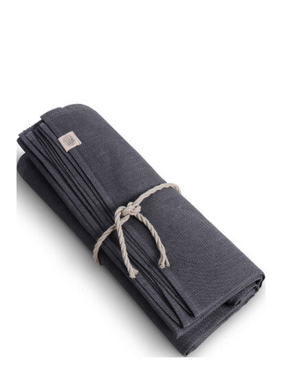Lovely Linen Classic Tablecloth - Grey - 145X250CM