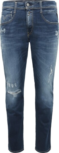 Replay | Anbass Slim Hyperflex Re Used Xlite Sustainable Denim Trousers Dark Blue | 27 x 30