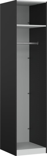 LIND NEST GARDEROBESKAP 50X220X60CM SORT UTEN DØR LIND NEST GARDEROBESKAP 50X220X60CM SORT UTEN DØR