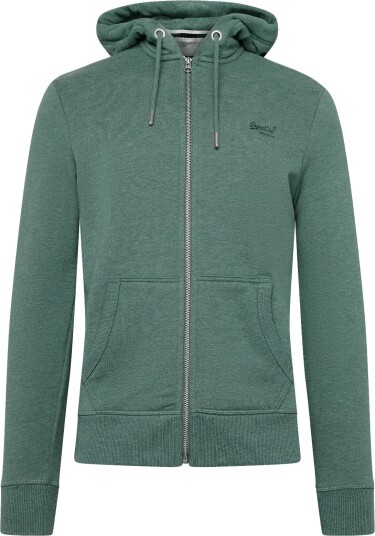 Superdry Essential Logo Zip Hoodie Hb BAY GREEN MARL 3XL Superdry Essential Logo Zip Hoodie Hb BAY GREEN MARL 3XL