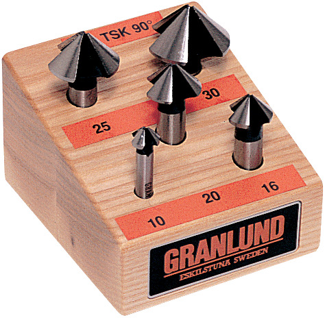 Granlund senkesett 90° til rustfritt