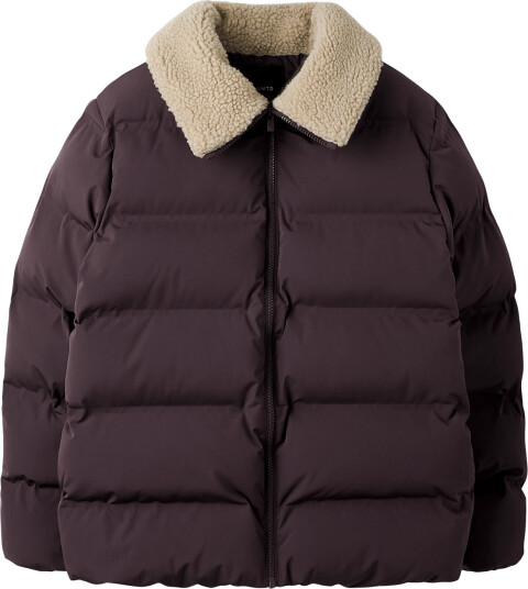 LMTD Nlfmorop Sherpa Puffer Jacket - Purple - 170-176