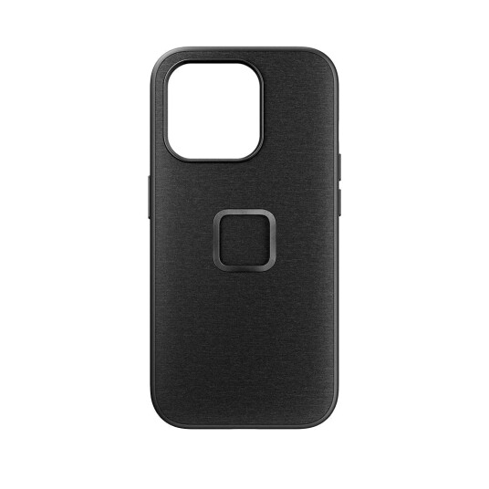 Peak Design Mobile Everyday Fabric Case v2. iPhone 15 Pro Charcoal