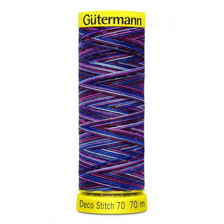Gütermann Deco Stitch Multi 70 Purple Sytråd Polyester 9944 70m
