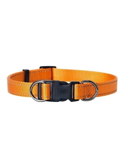 Dogman Nylon Hundehalsbnd Iris Oransje Medium 15Mmx35 50Cm