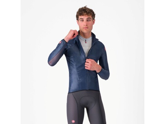 Castelli Aria Shell sykkeljakke belgian blue herre