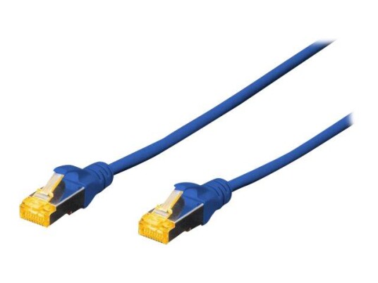 MicroConnect CAT6A Nettverkskabel 1m U/UTP Blå