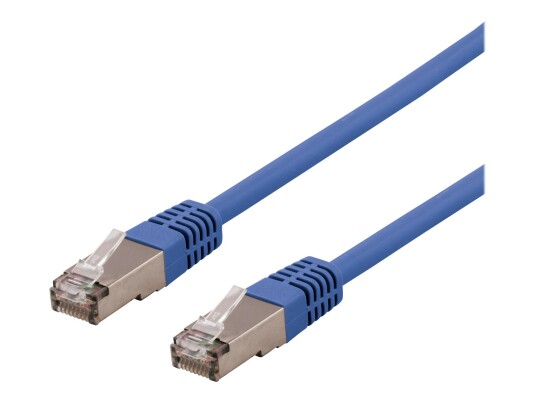 Deltaco Cat6a U/FTP Koblingskabel 1,5 m Blå - Halogenfri RJ-45