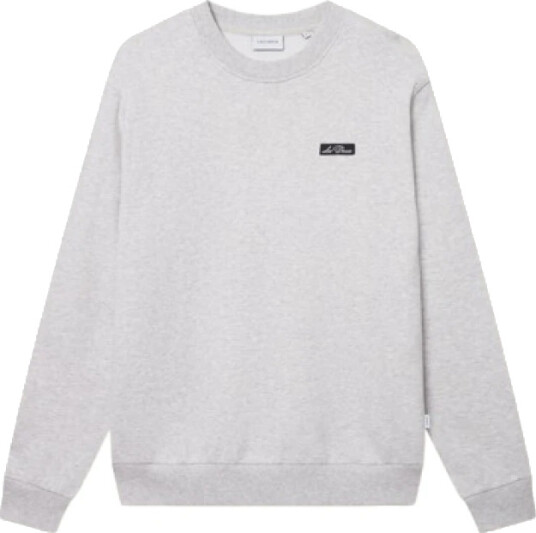 Les Deux patch sweatshirt grå t skjorte