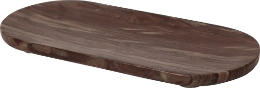 Au Maison Cutting Board Oval, Marble, Dark Brown, 30X15 Cm - DARK BROWN - 30X15 cm