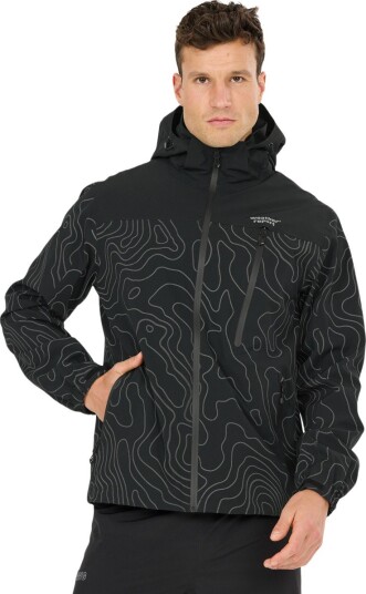 Weather Report Delton M Aop Awg Jacket W Pro 15000 Black XL