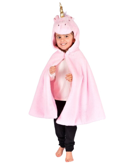 Den Goda Fen Unicorn Cape Pink 98-128 cm F9861