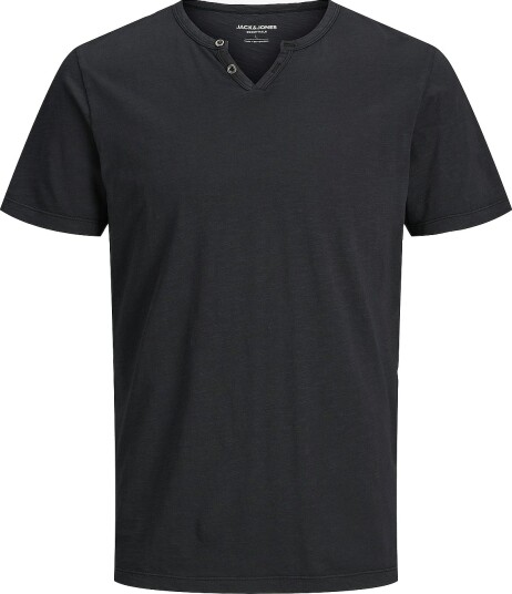 Jack & Jones Jjesplit Neck Tee Ss Noos Black XS