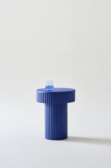 WINTON sidebord ø 36 cm Blue