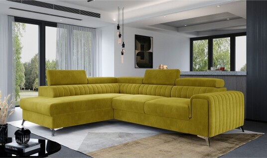 Laurece Sjeselongsofa Venstre Gul Laurece Sjeselongsofa Venstre Gul