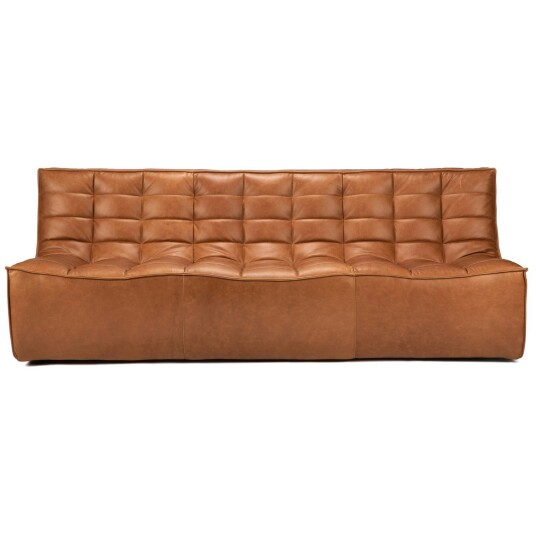 Ethnicraft N701 Sofa Old saddle 3 seters