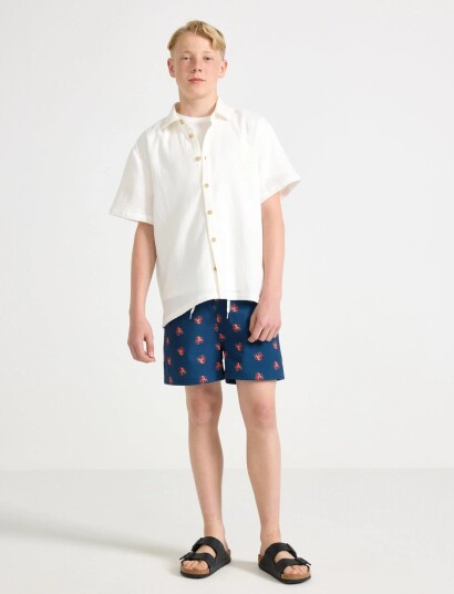 Lindex Swim Shorts With Structure Navy 170 Lindex Swim Shorts With Structure Navy 170