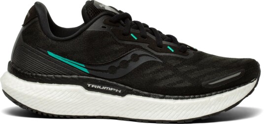 Saucony W"s TRIUMPH 19 Løpesko Black/White 37 1/2 Saucony W"s TRIUMPH 19 Løpesko Black/White 37 1/2