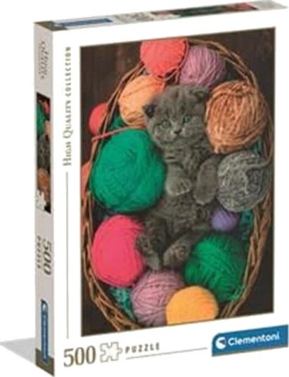 Clementoni Puzzle HQC Fluffy Kitten 2026 500 pieces 2D Puslespill