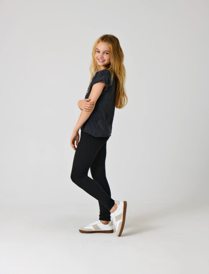 Kids Only Kognille Leggings Solid Jrs Black 146/152