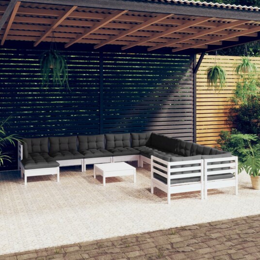  Hagesofagruppe med puter 12 deler heltre furu 3097062
