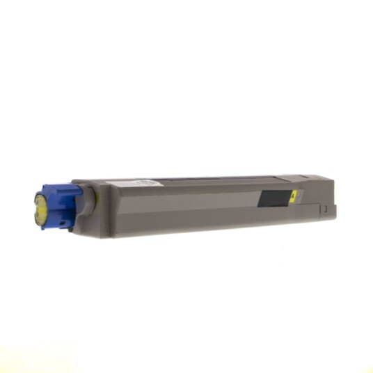 44643001, Tonerkassett, erstatter Oki 44643001, gul, 7.300 sider, inkClub