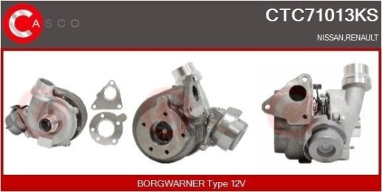 Turbolader CASCO CTC71013KS Turbolader CASCO CTC71013KS