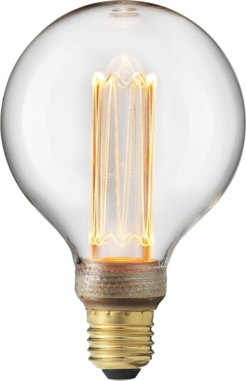 Globen Lighting Laser filament LED E27 dimbar 9,5 cm E27