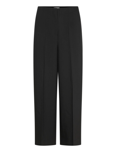 Soaked in Luxury Slcorinne Wide Cropped Pants - Black - L