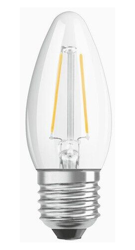 Osram LED-pære Mignon Klar 5W/827 (40W) E27. Dim.