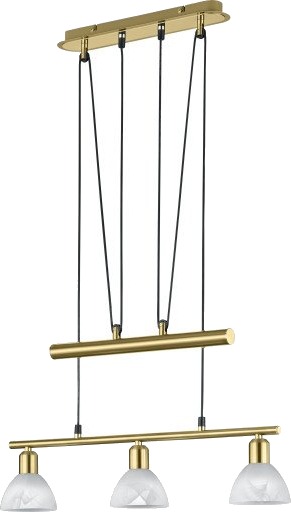 Trio Lighting Levisto langbordspendel messing