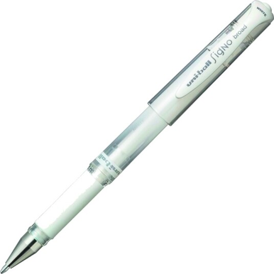 Uni Uni-ball Signo Broad UM-153 Gel White Uni Uni-ball Signo Broad UM-153 Gel White
