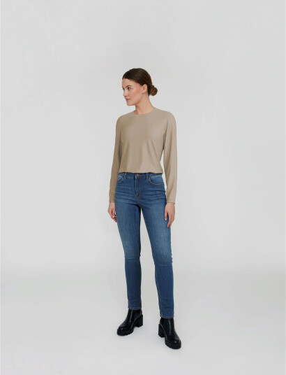 Vila Vialexia O-Neck L/S Top - Noos - Khaki green - XL Vila Vialexia O-Neck L/S Top - Noos - Khaki green - XL