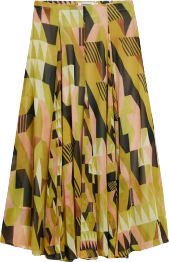 Desigual Dame Skjørt Flerfarget S,