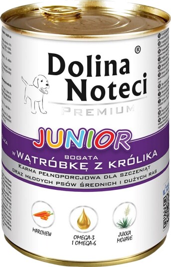 Dolina Noteci Våtfôr Premium Junior Lever Fra Kanin 24 X 400 G Dolina Noteci Våtfôr Premium Junior Lever Fra Kanin 24 X 400 G