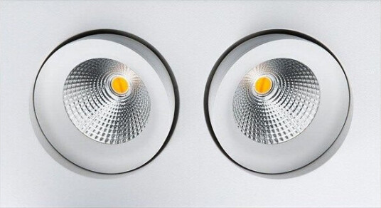 SG Armaturen Junistar square isosafe dimtowarm white 2x7w SG Armaturen Junistar square isosafe dimtowarm white 2x7w