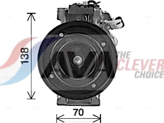 AC kompressor AVA Clever Choice MSAK737 AC kompressor AVA Clever Choice MSAK737