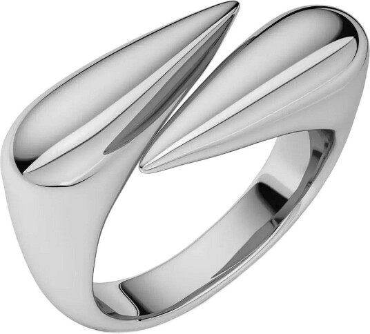 Edblad Peak Spike Ring Silver Silver L
