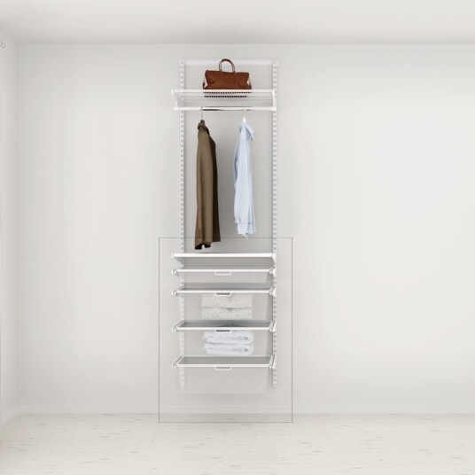 Tilleggspakke 4 Elfa Innredningsløsning Hvit Tilleggspakke 4 Elfa Innredningsløsning Hvit