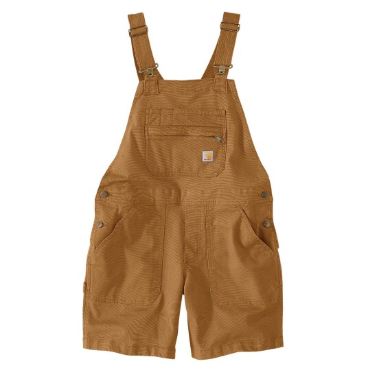 Carhartt RELAXED FIT CANVAS SHORTALL  CARHARTT BROWN