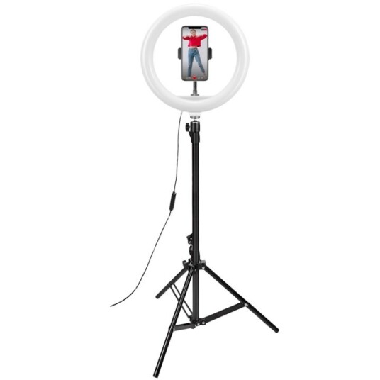 Celly CLICKRINGUSB 12' ringlys med 1 6 m stativ Celly CLICKRINGUSB 12' ringlys med 1 6 m stativ