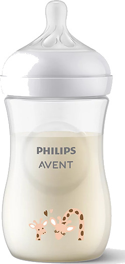 Philips Avent Tåteflaske Natural Response Giraff 260 ml for 1+ mnd Philips Avent Tåteflaske Natural Response Giraff 260 ml for 1+ mnd